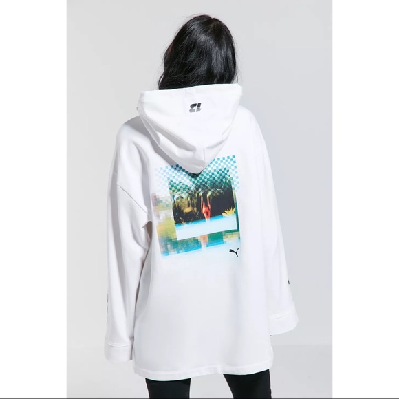 Puma Fenty By Rihanna Graphic Hoodie Sweatshirt - Picture 2 of 6